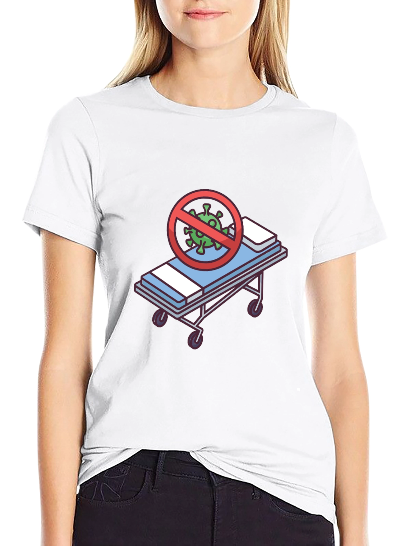 Novelty COVID-19 Stretcher Graphic Tee