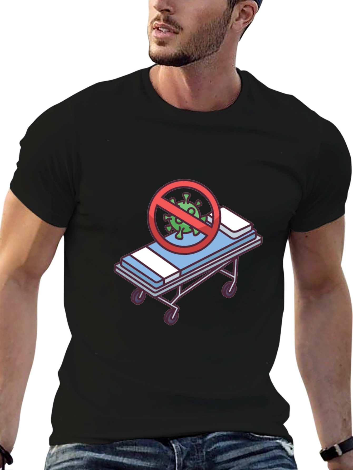 Novelty COVID-19 Stretcher Graphic Tee