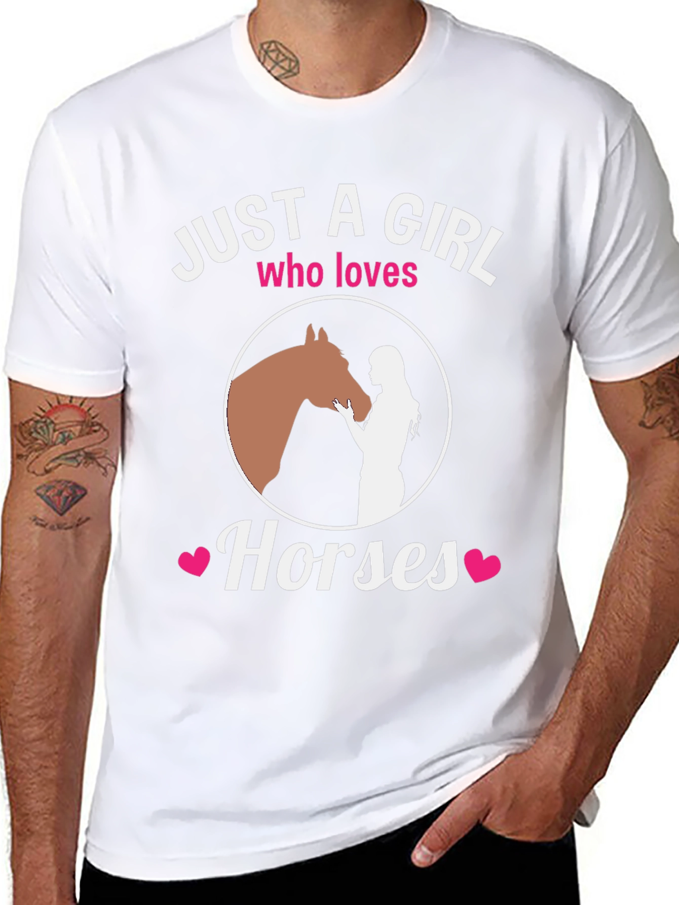 Just a Girl Who Loves Horses T-Shirt