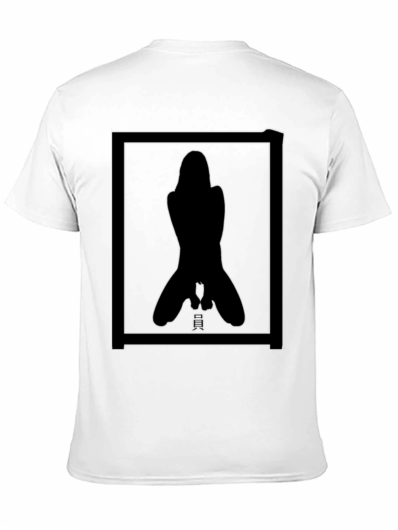 Edgy Graphic Tee - Bold Silhouette Design