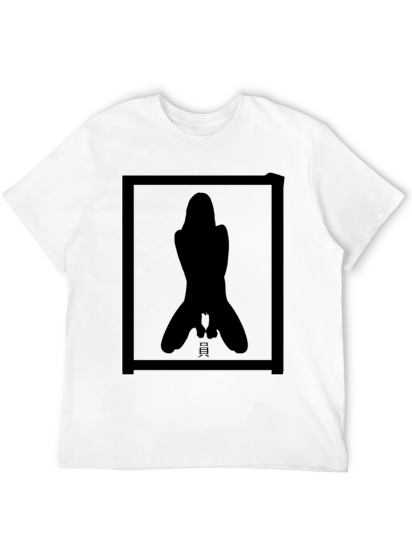 Edgy Graphic Tee - Bold Silhouette Design