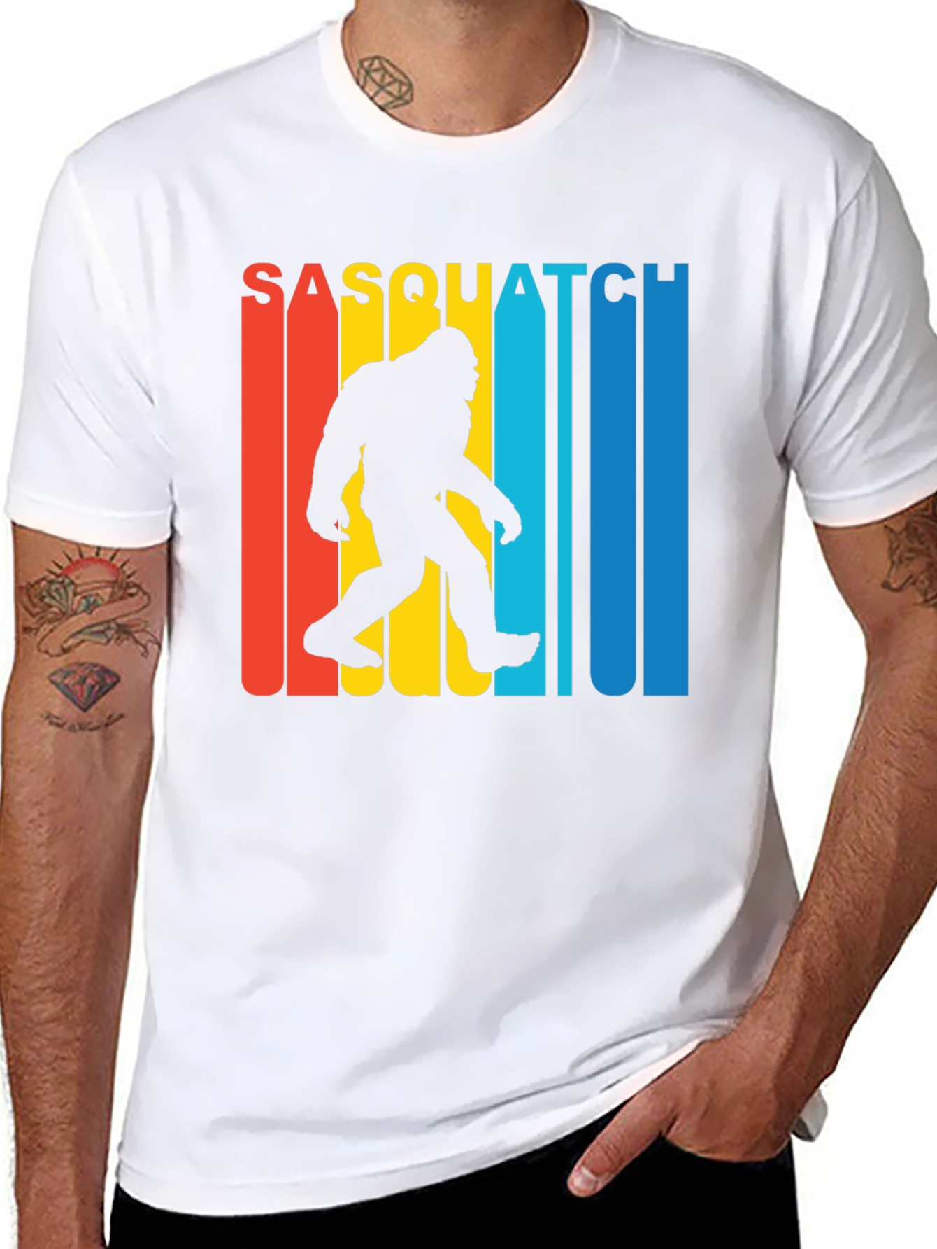 Sasquatch T-Shirt - Retro Bigfoot Graphic Tee