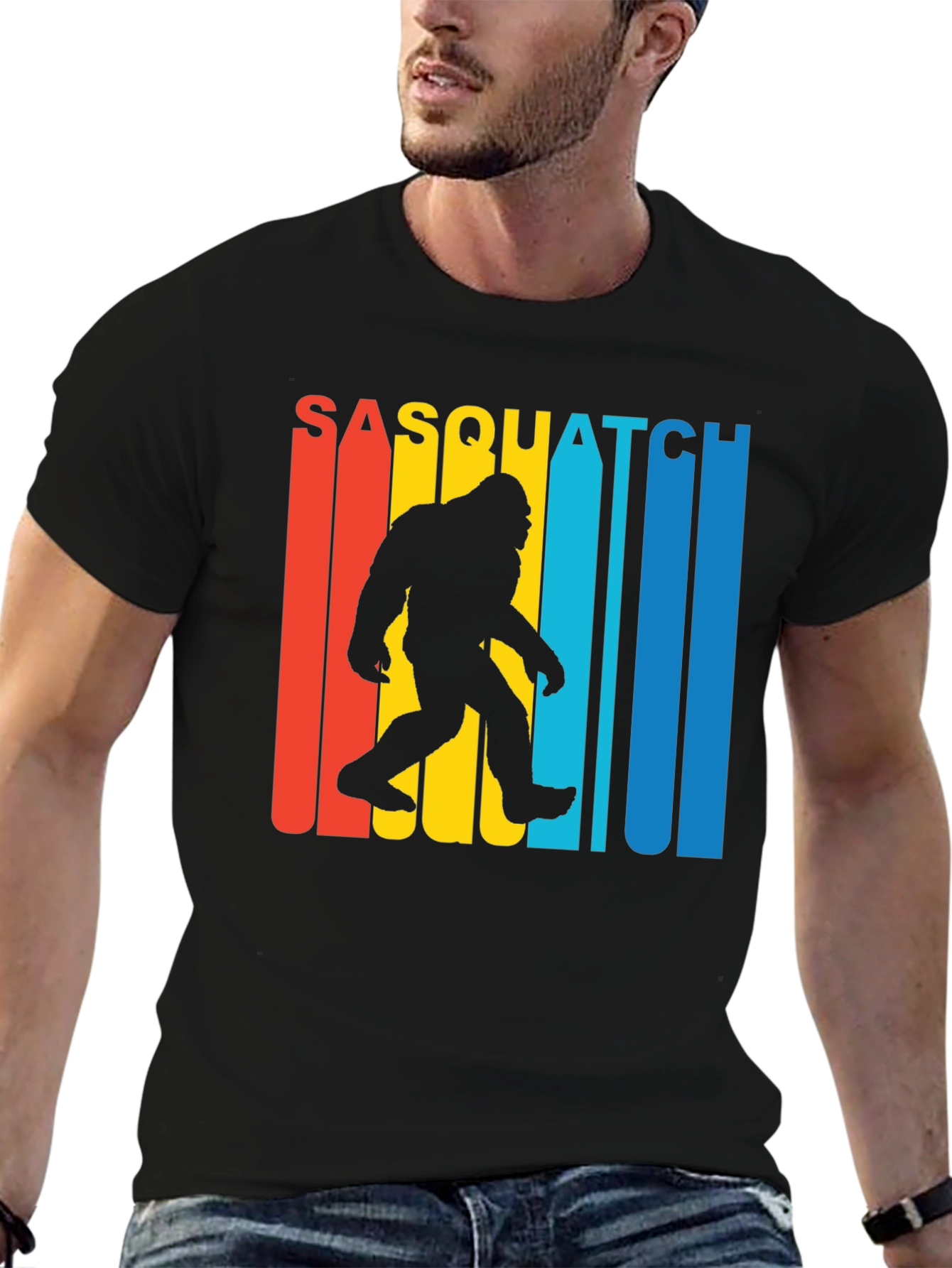 Sasquatch T-Shirt - Retro Bigfoot Graphic Tee