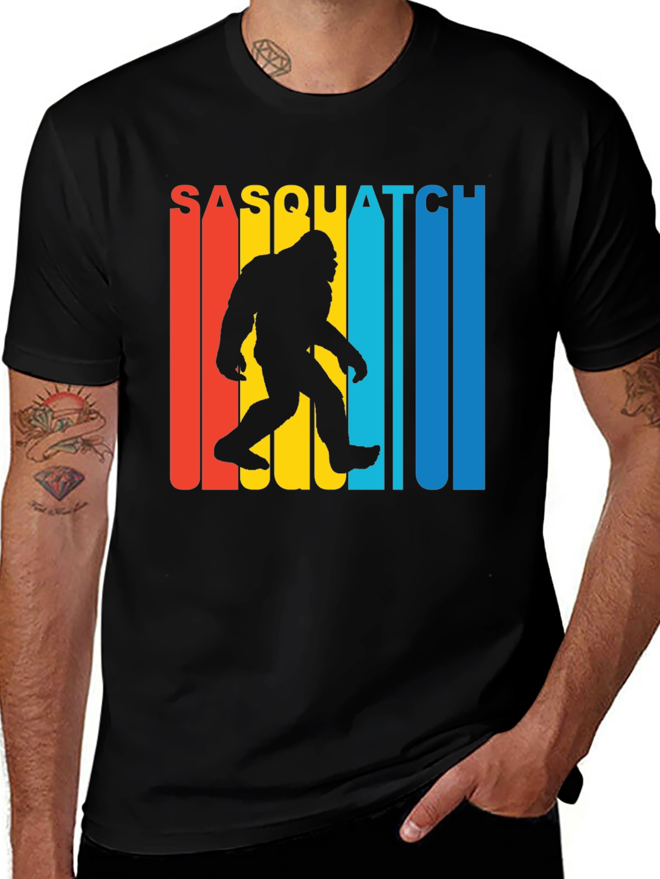 Sasquatch T-Shirt - Retro Bigfoot Graphic Tee