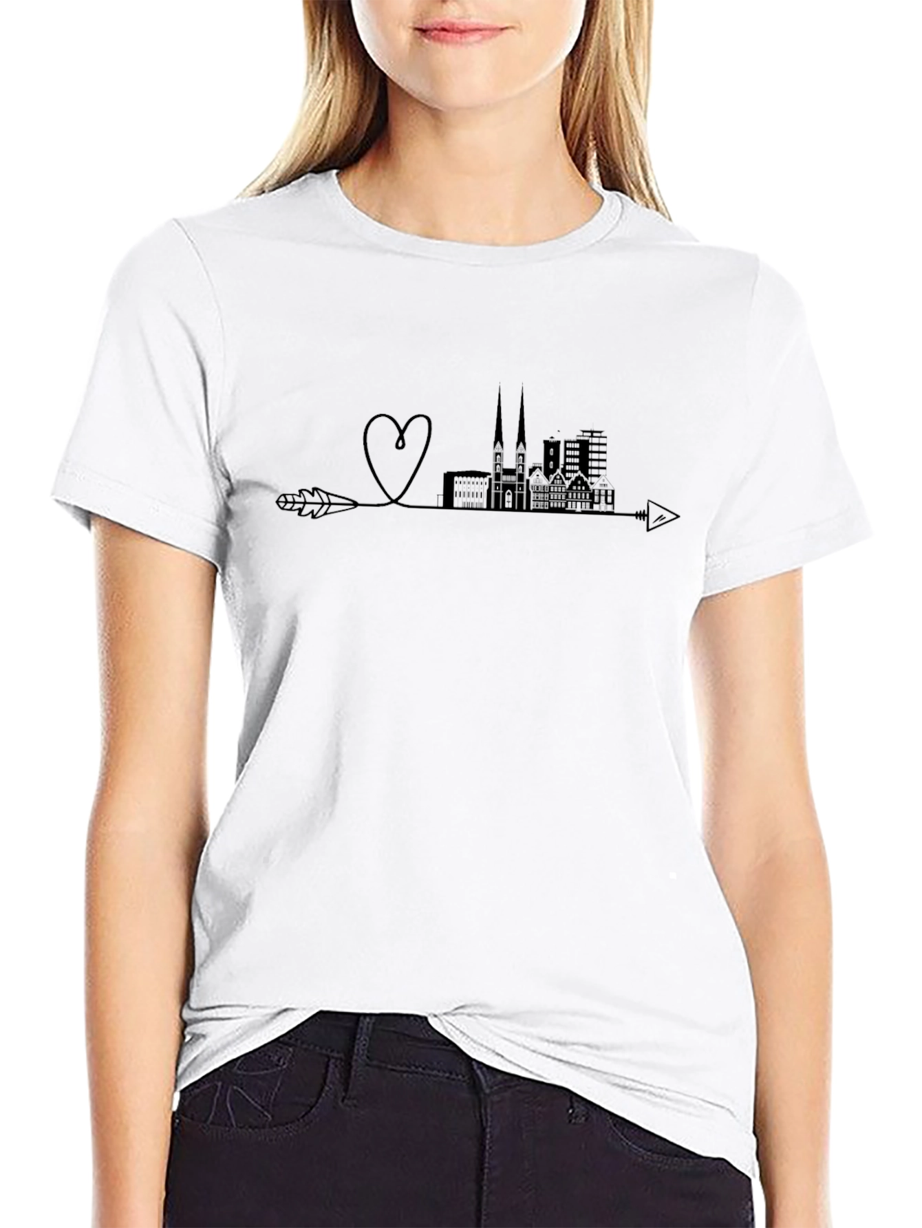City Skyline Arrow T-Shirt