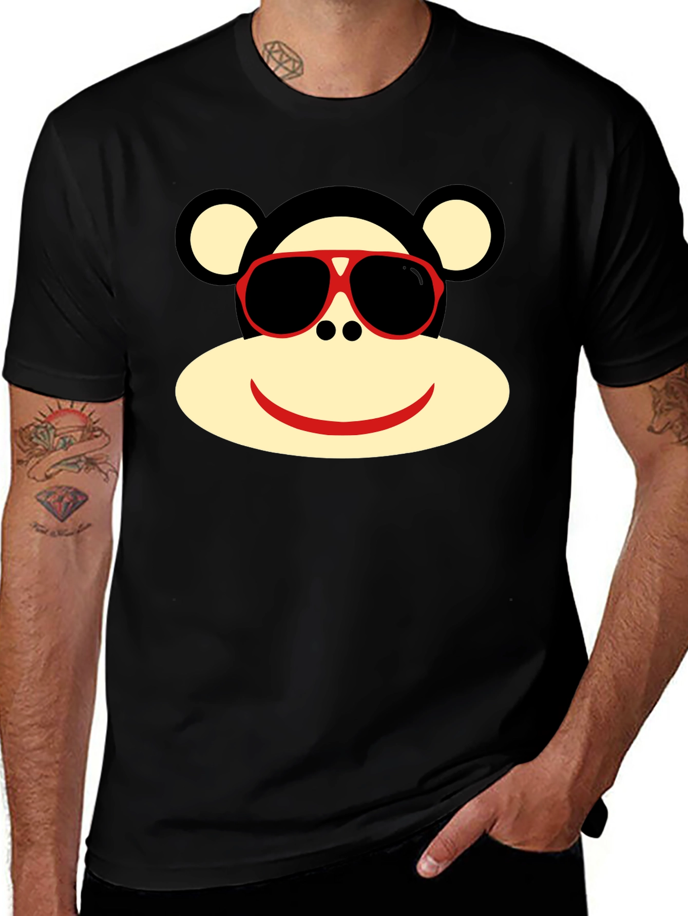 Sock Monkey T-Shirt - Fun Graphic Tee