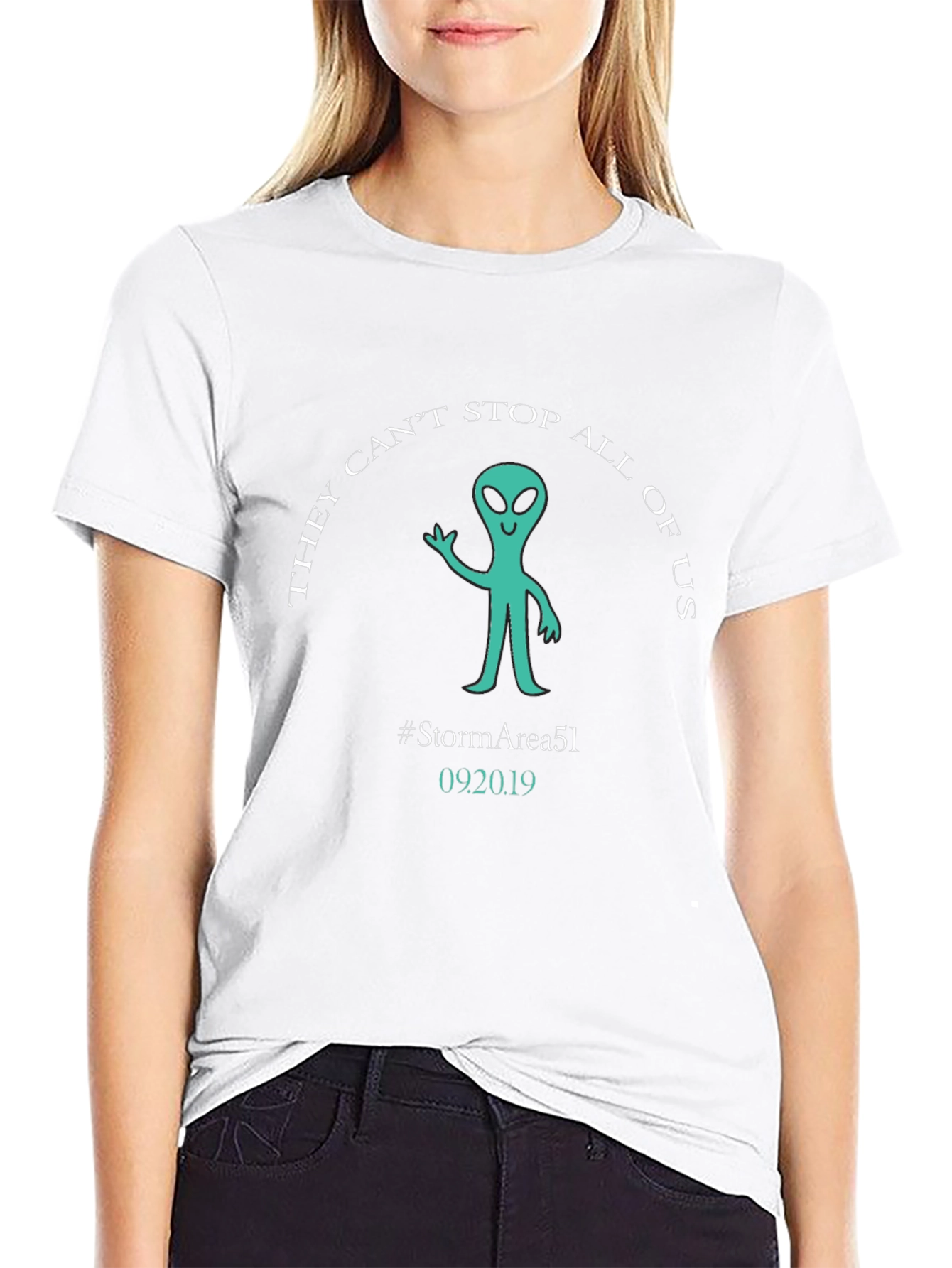 Storm Area 51 T-Shirt Alien Graphic Tee