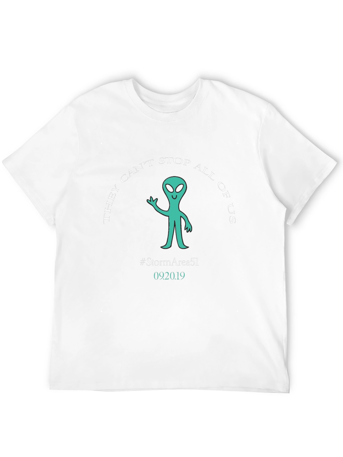 Storm Area 51 T-Shirt Alien Graphic Tee