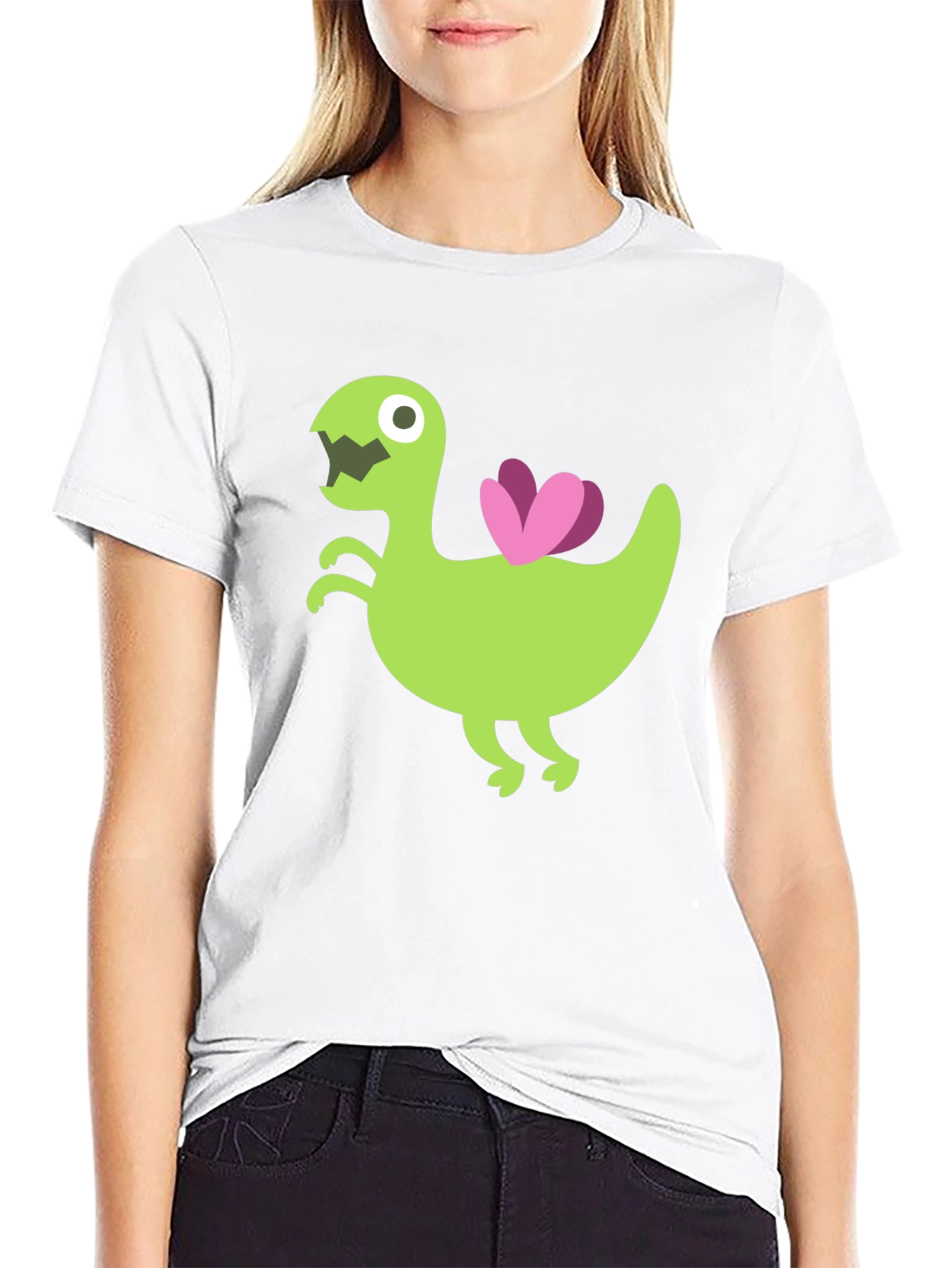 Cartoon Dino T-Shirt - Unique Graphic Tee
