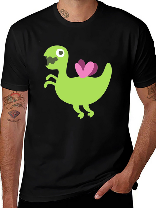 Cartoon Dino T-Shirt - Unique Graphic Tee