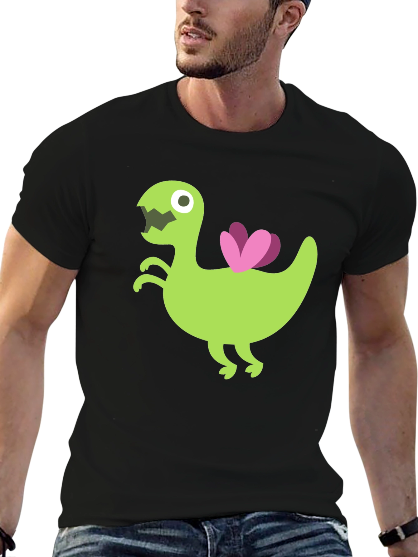 Cartoon Dino T-Shirt - Unique Graphic Tee