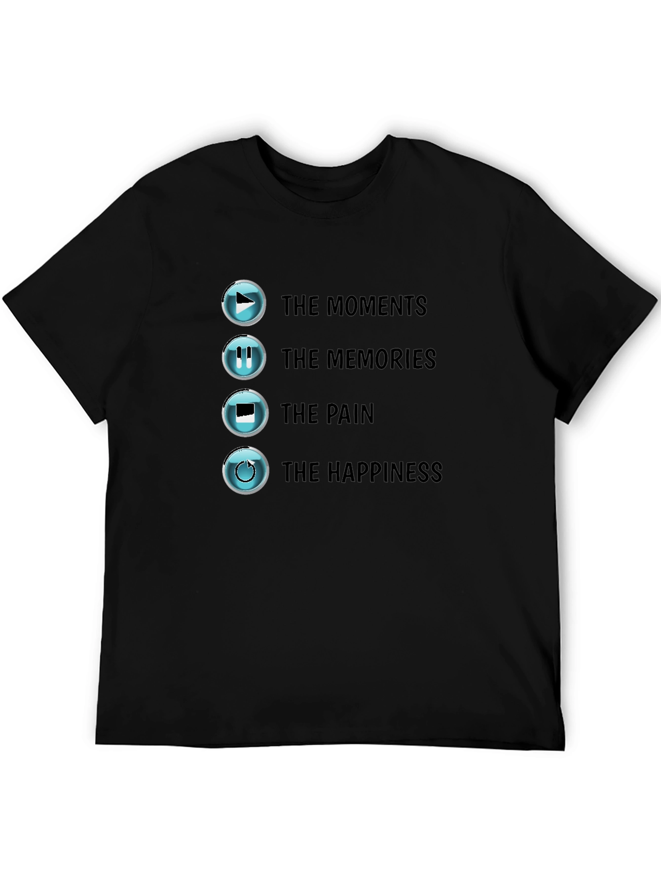 The Moments Black T-Shirt