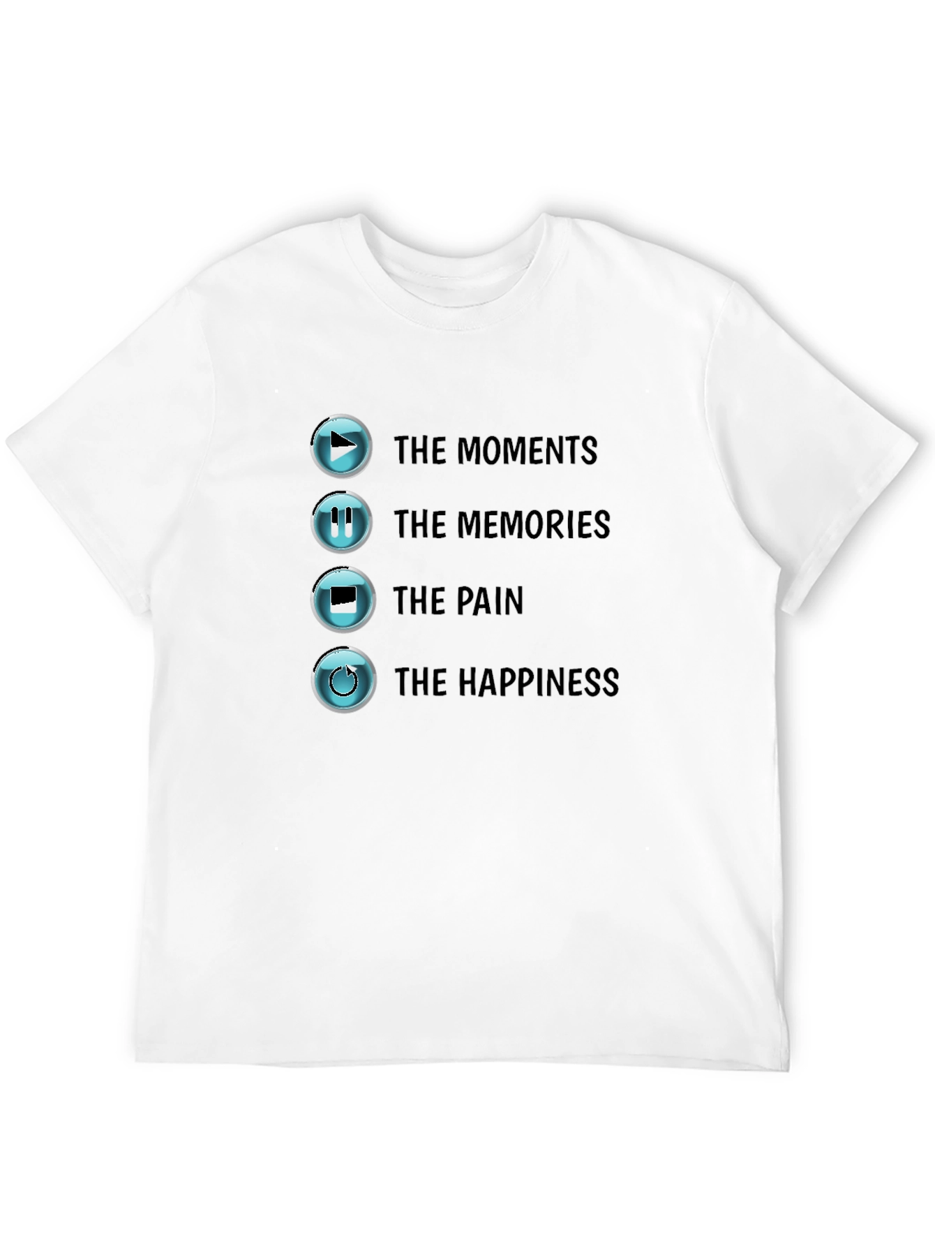 The Moments Black T-Shirt