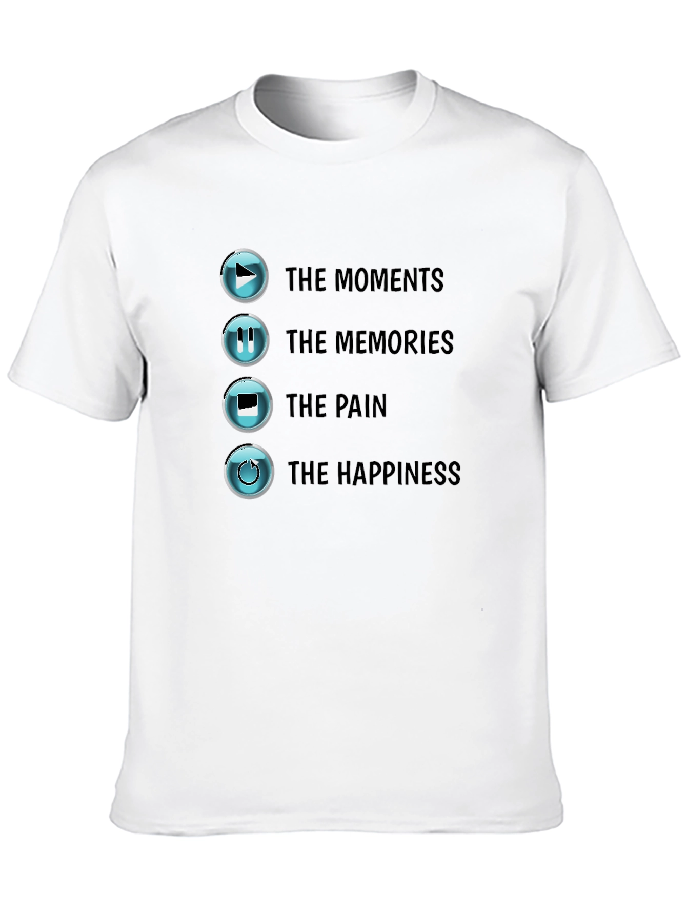 The Moments Black T-Shirt