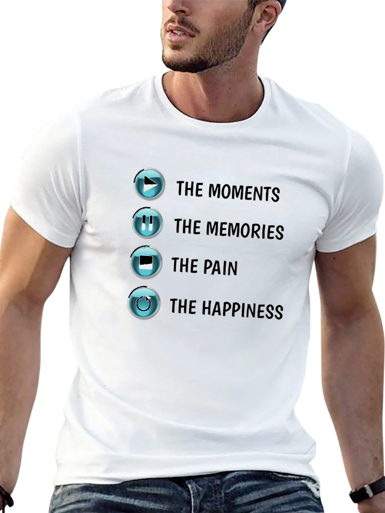 The Moments Black T-Shirt
