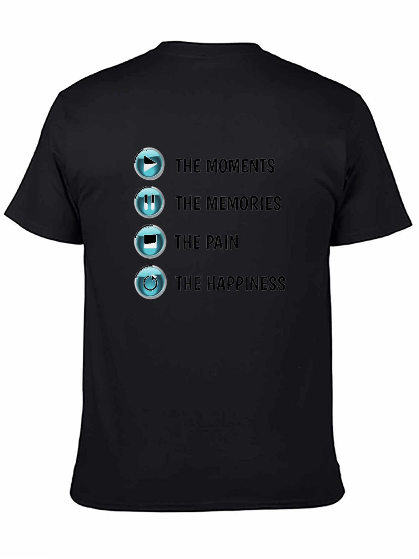 The Moments Black T-Shirt