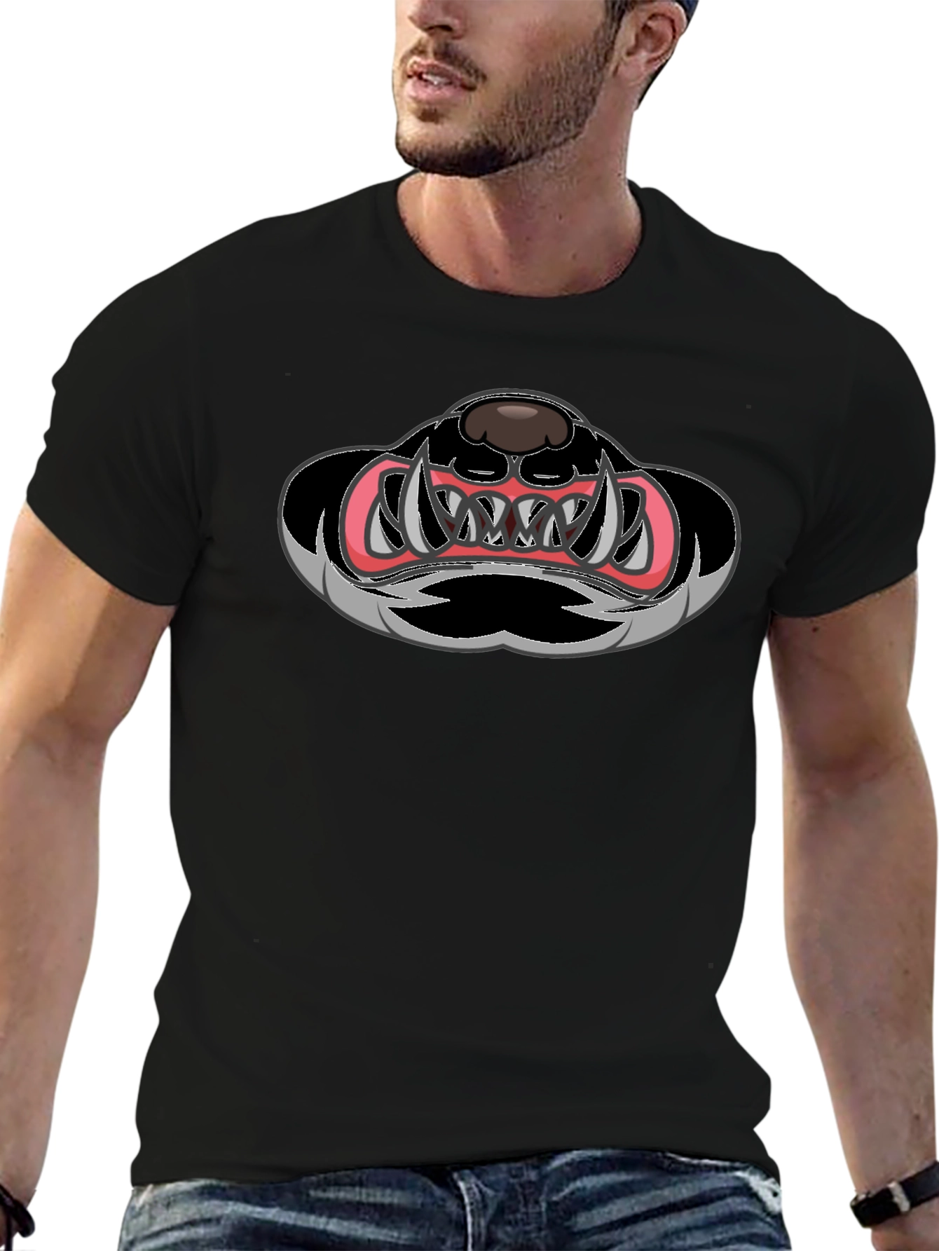 Monster Mouth Graphic T-Shirt