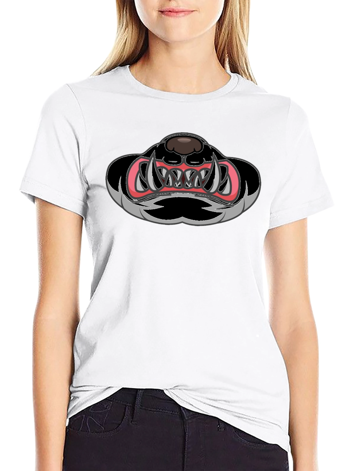 Monster Mouth Graphic T-Shirt