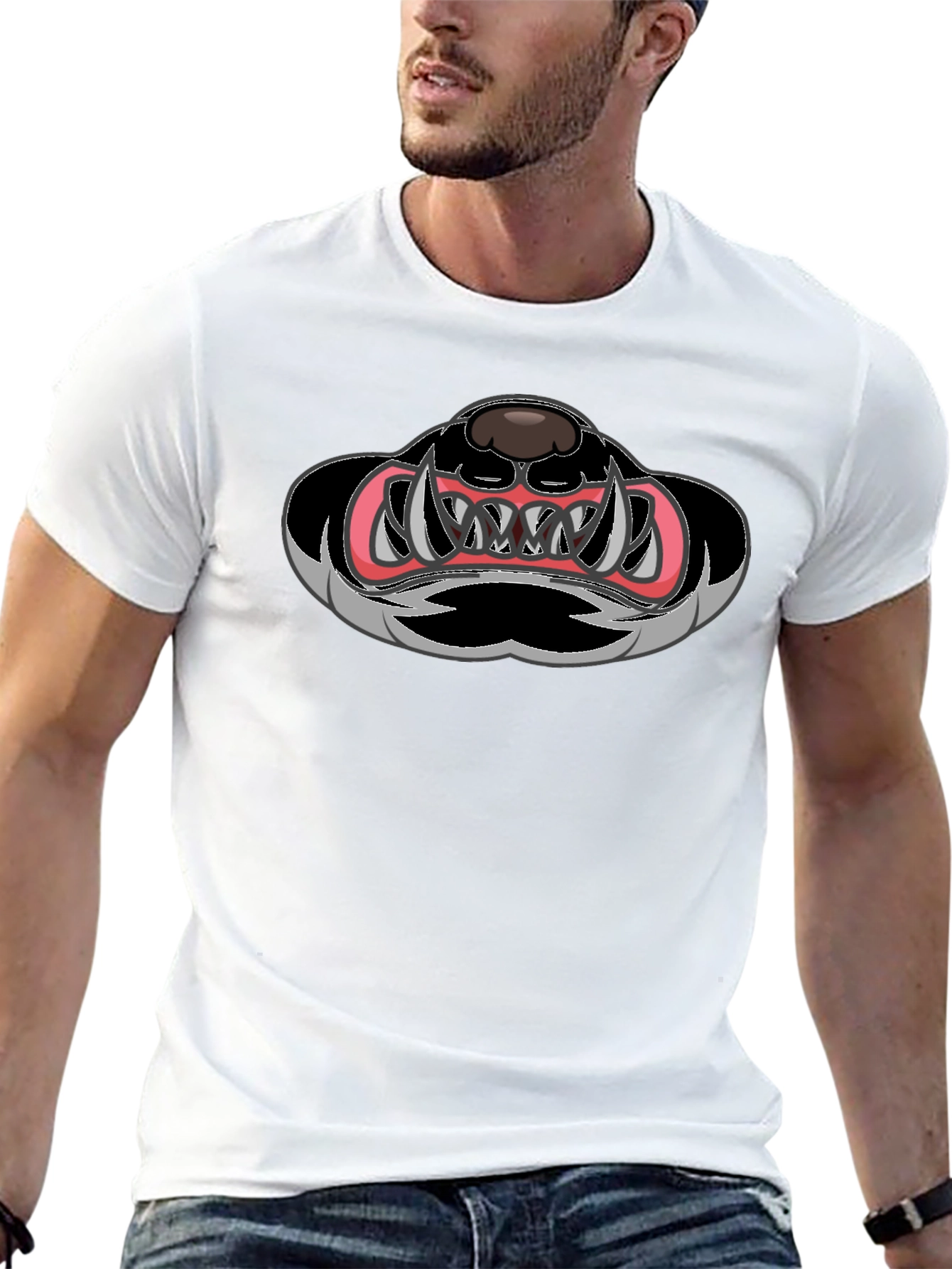 Monster Mouth Graphic T-Shirt
