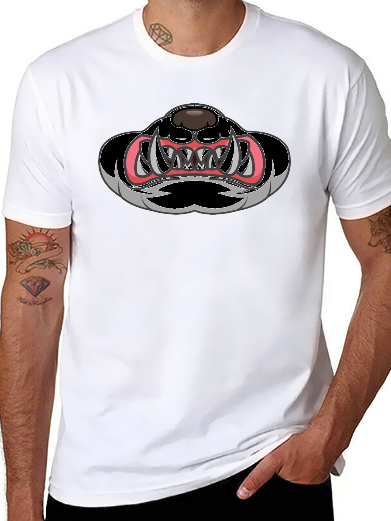 Monster Mouth Graphic T-Shirt