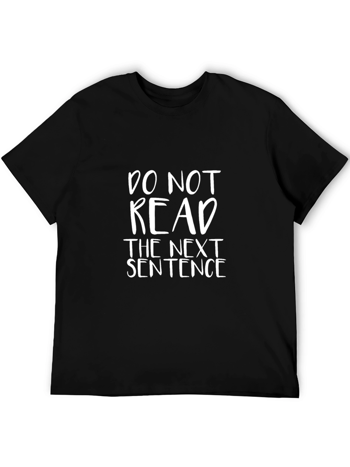 Funny Do Not Read Graphic T-Shirt