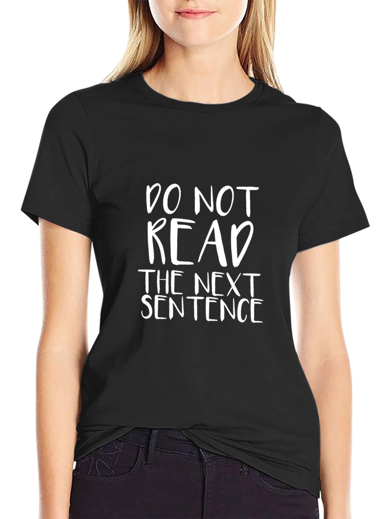 Funny Do Not Read Graphic T-Shirt