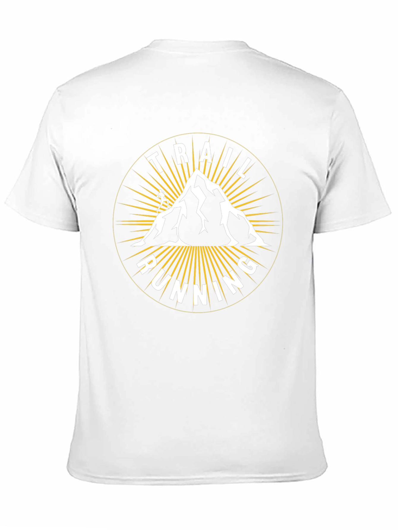 Trail Running Mountain T-Shirt - Adventure Design
