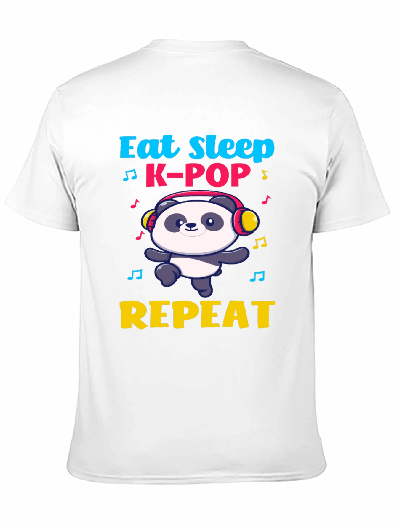 Eat Sleep K-Pop Panda T-Shirt