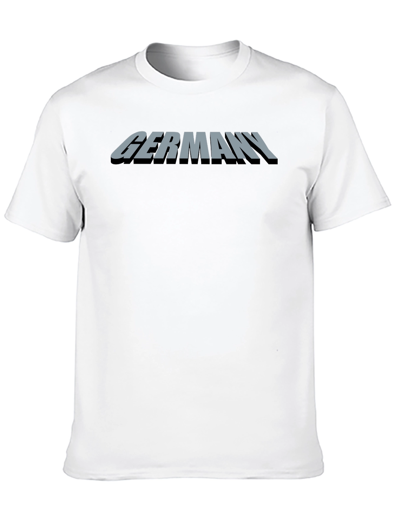 Germany Text Black T-Shirt