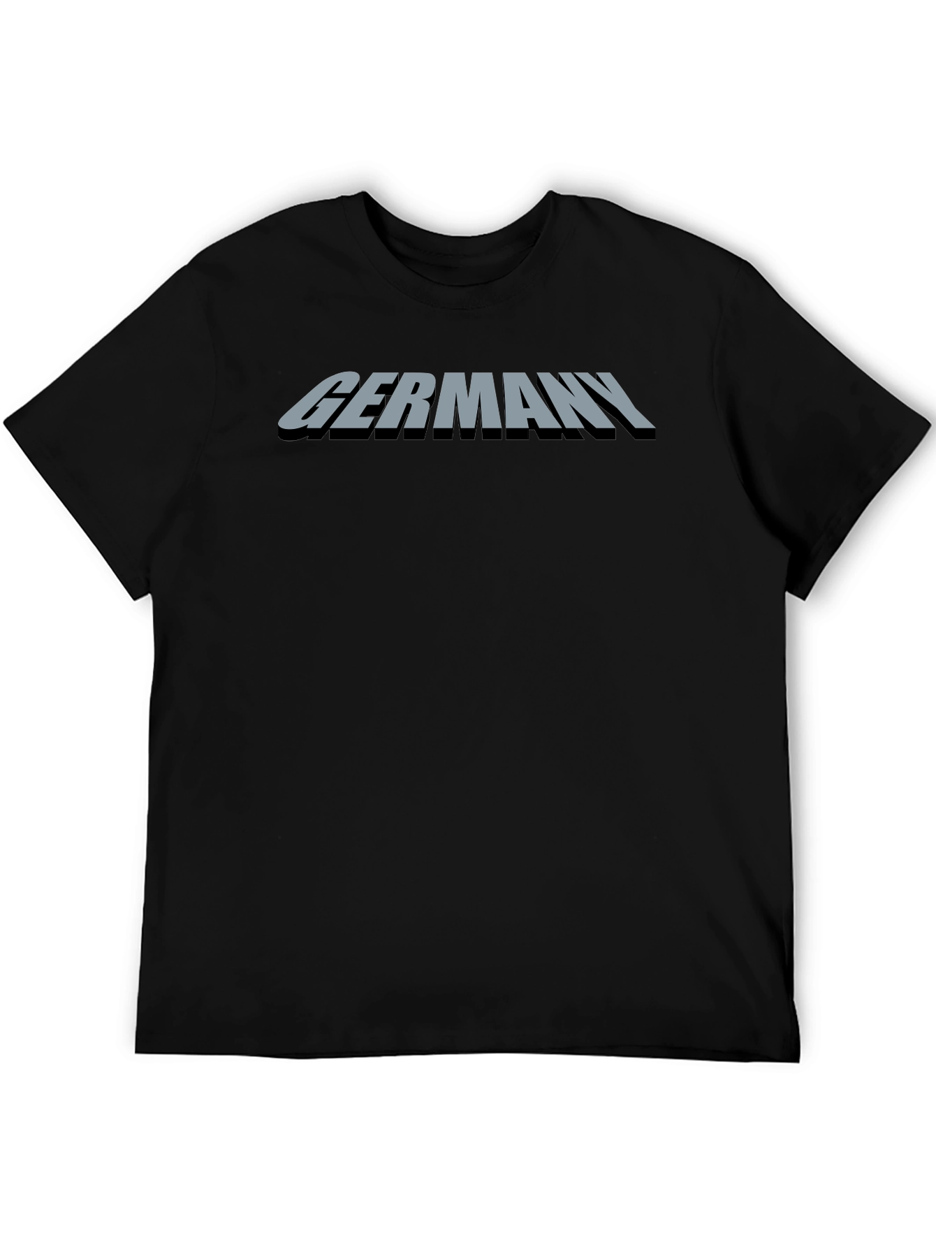 Germany Text Black T-Shirt