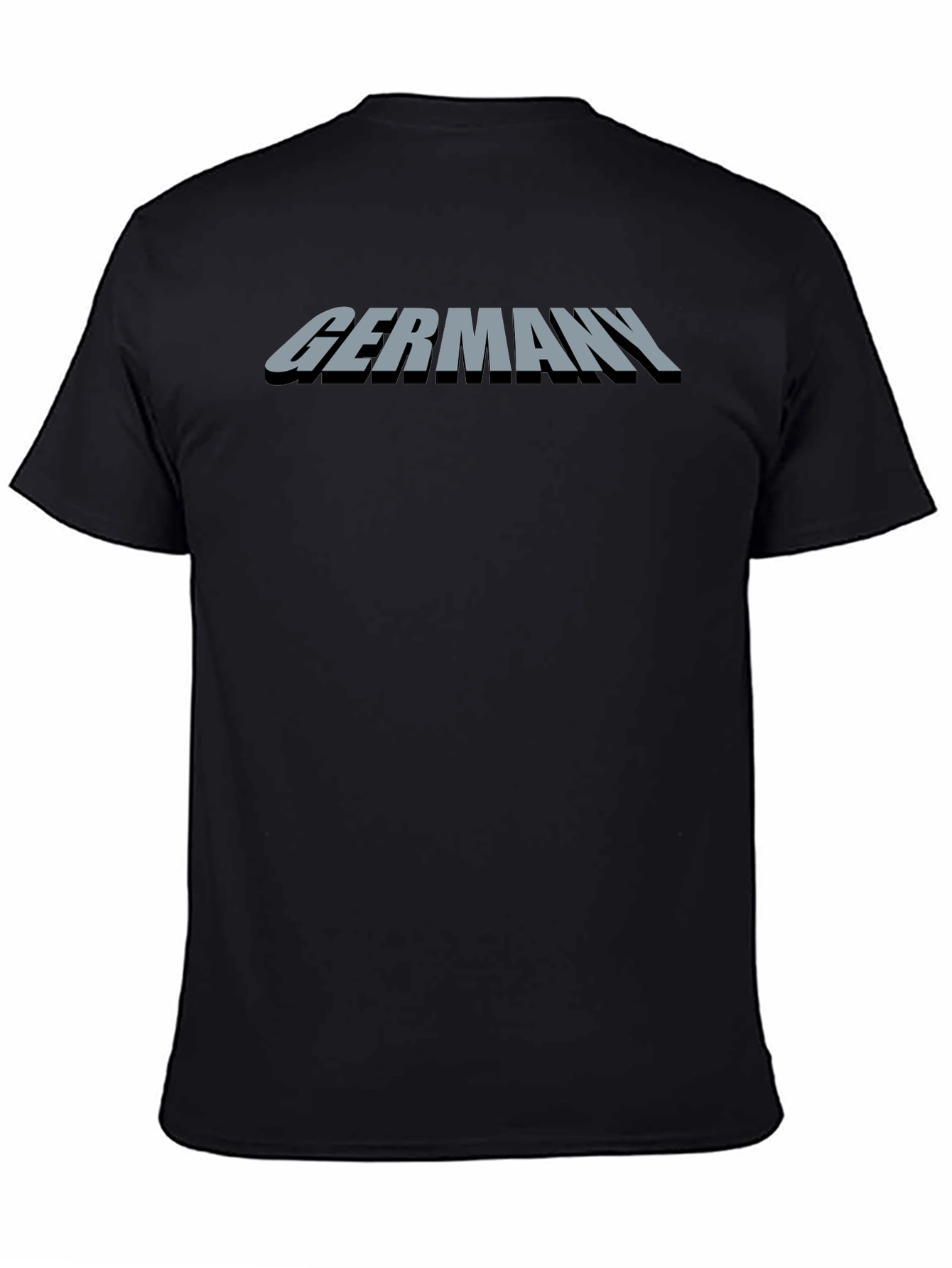 Germany Text Black T-Shirt