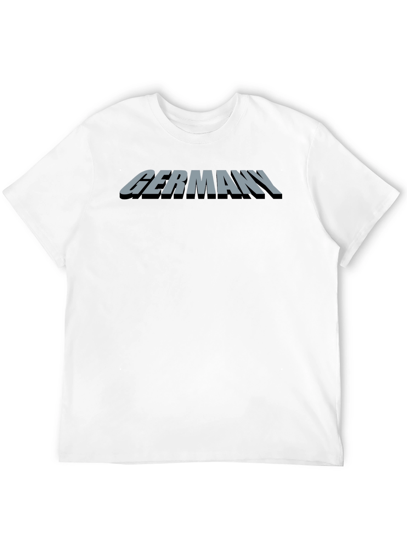 Germany Text Black T-Shirt