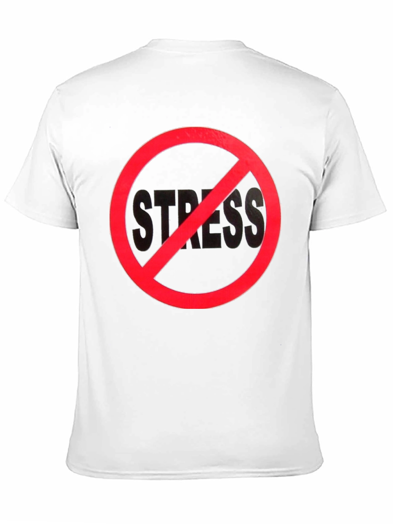 No Stress Black T-Shirt