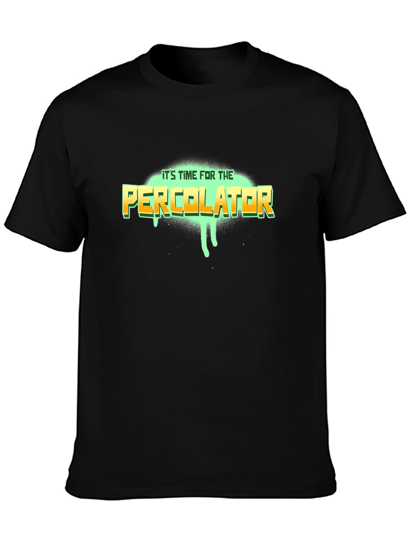 Percolator Graphic T-Shirt - Black Cotton Tee