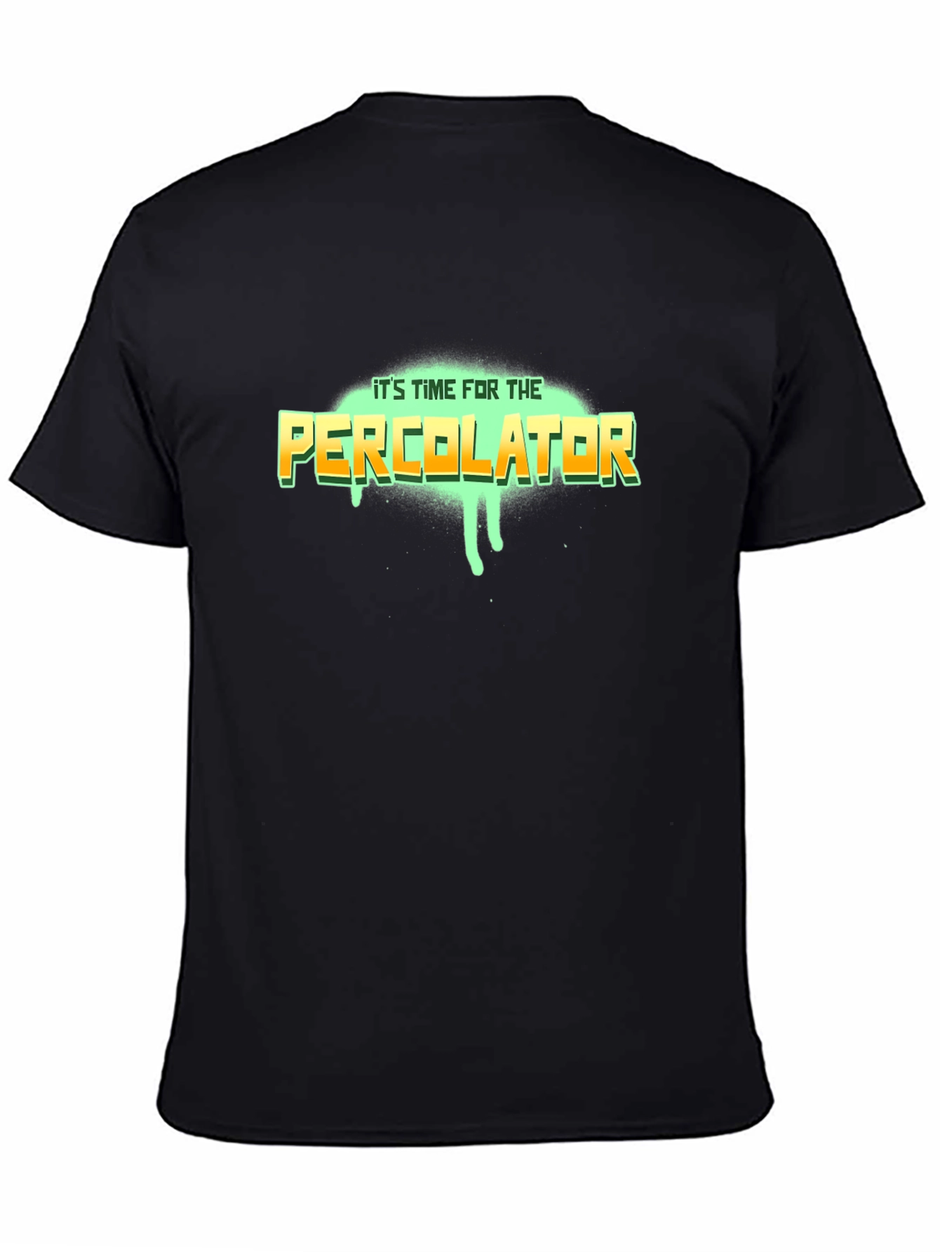 Percolator Graphic T-Shirt - Black Cotton Tee
