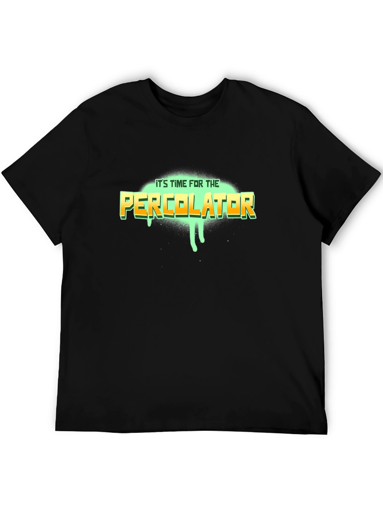 Percolator Graphic T-Shirt - Black Cotton Tee