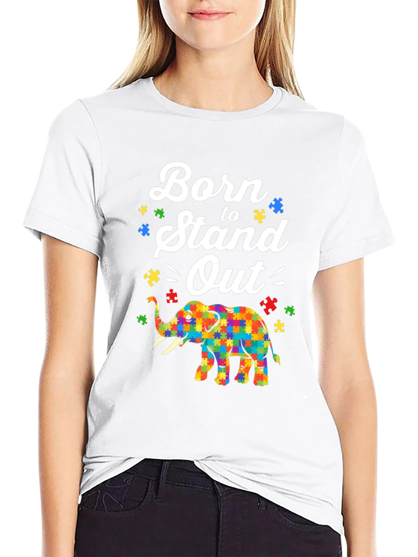 Born To Stand Out Autism Awareness T-Shirt