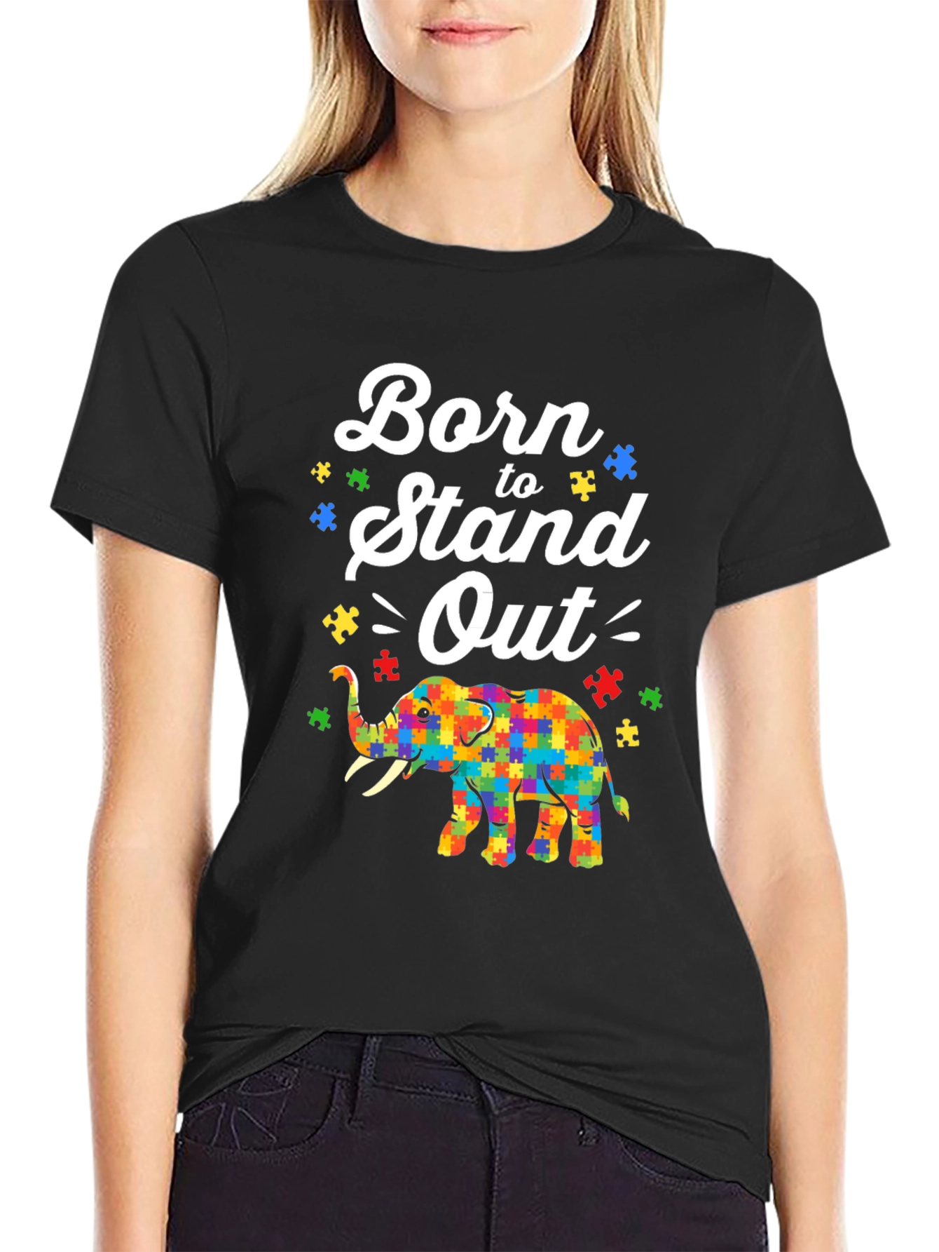Born To Stand Out Autism Awareness T-Shirt