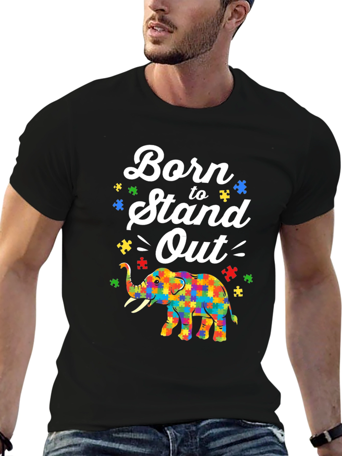 Born To Stand Out Autism Awareness T-Shirt
