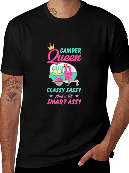 Camper Queen T-Shirt - Classy Sassy & Smart Assy