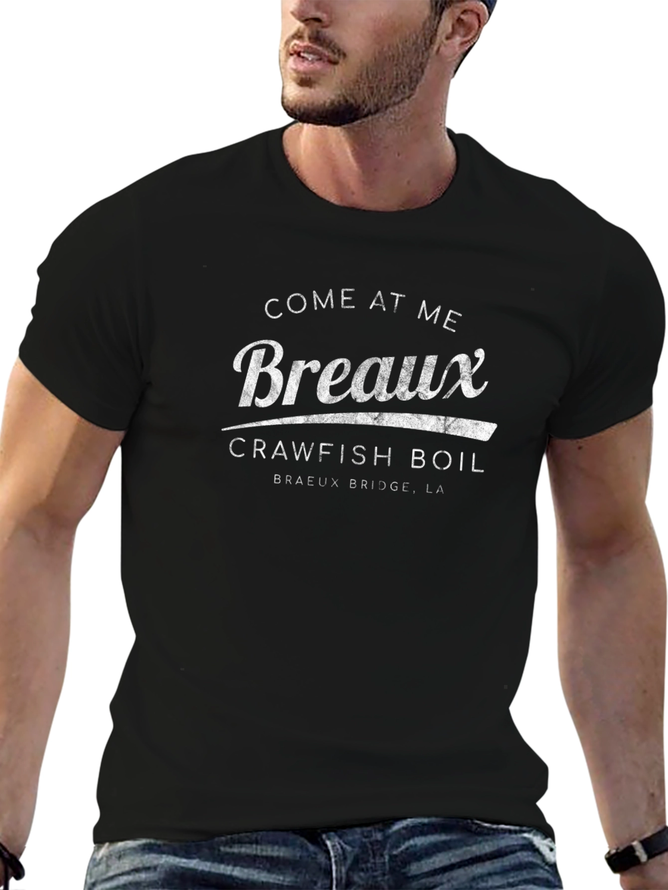 Breaux Crawfish Boil T-Shirt - Black
