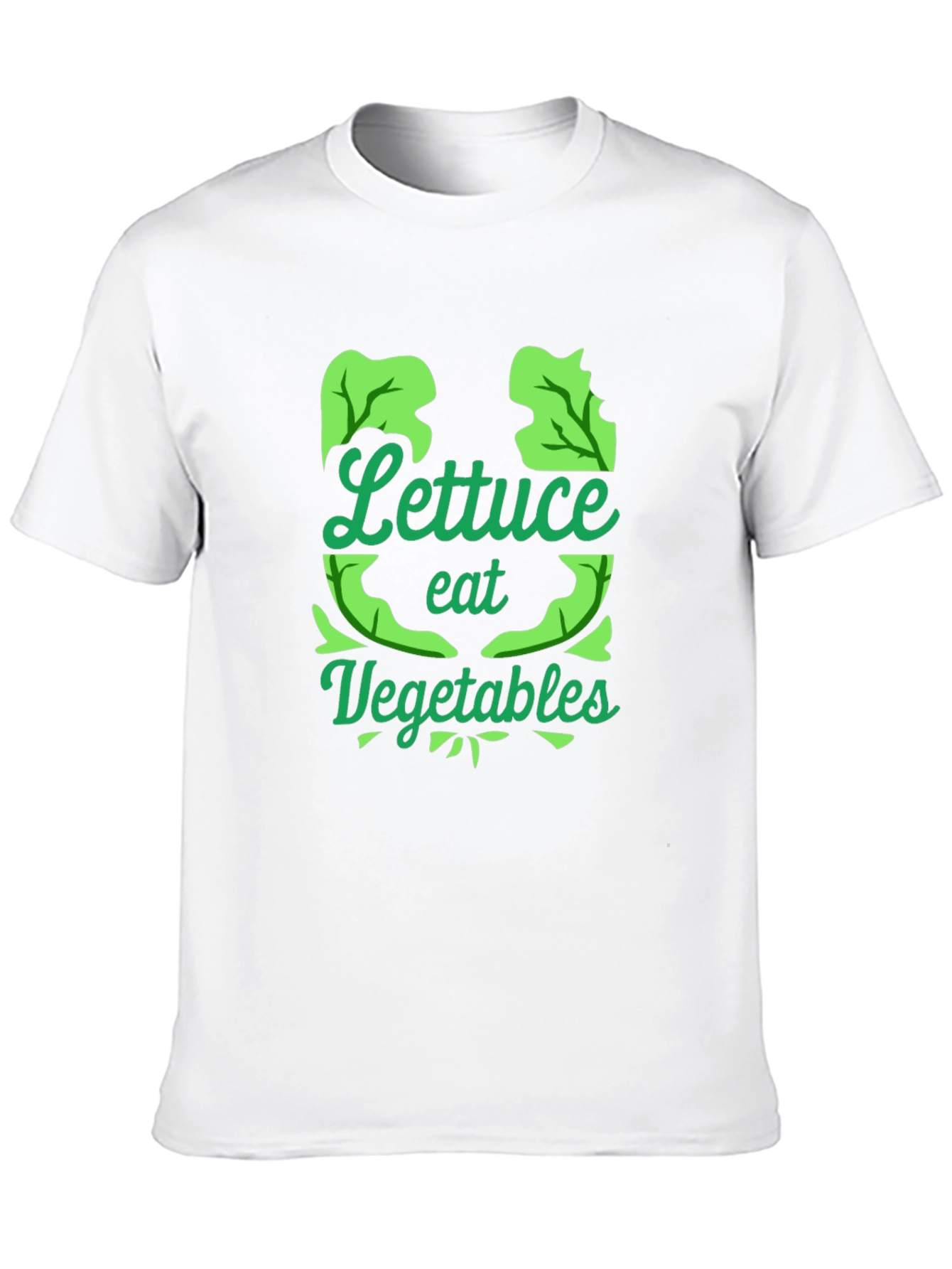 Lettuce Eat Vegetables Black T-Shirt