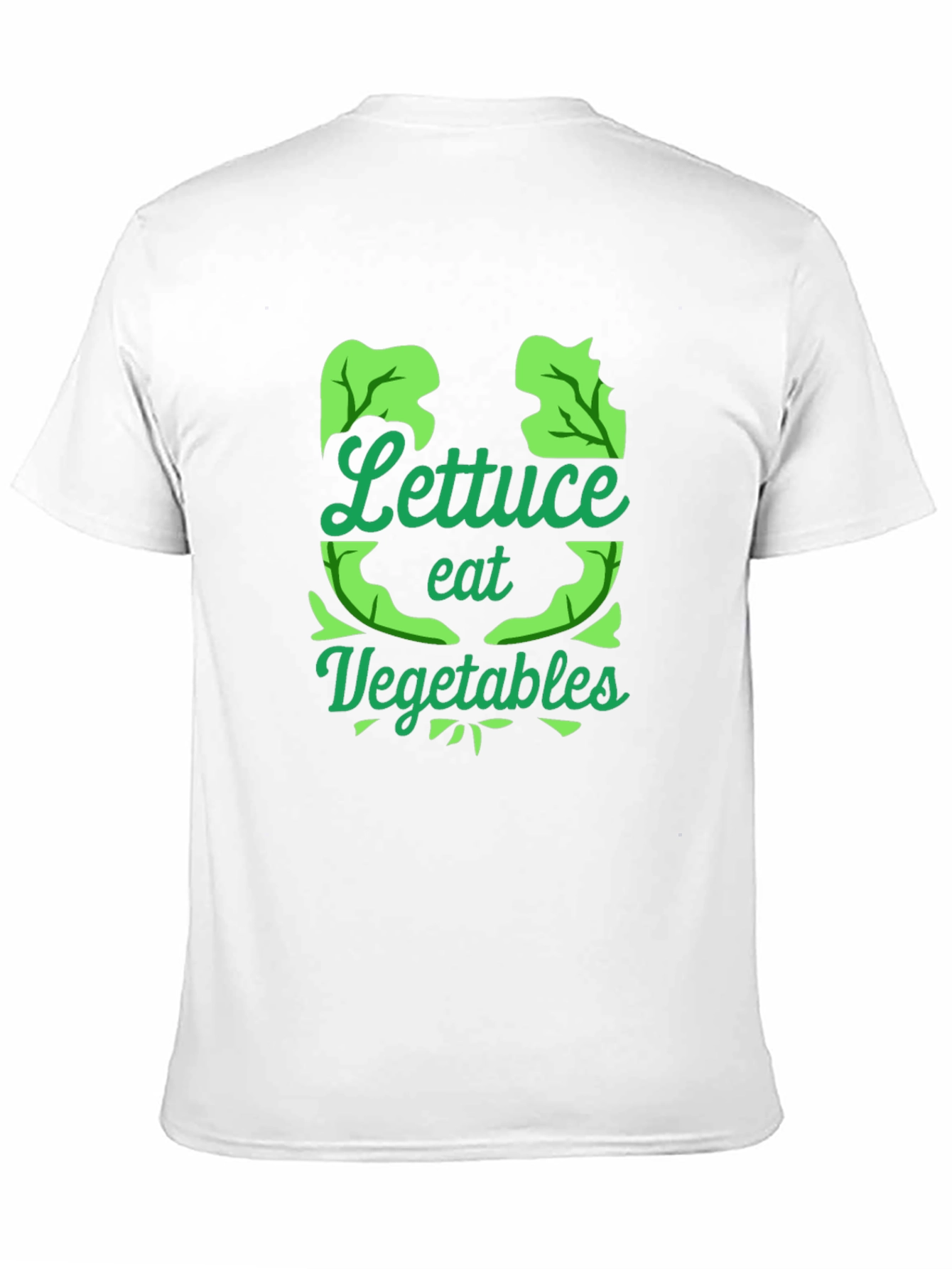 Lettuce Eat Vegetables Black T-Shirt