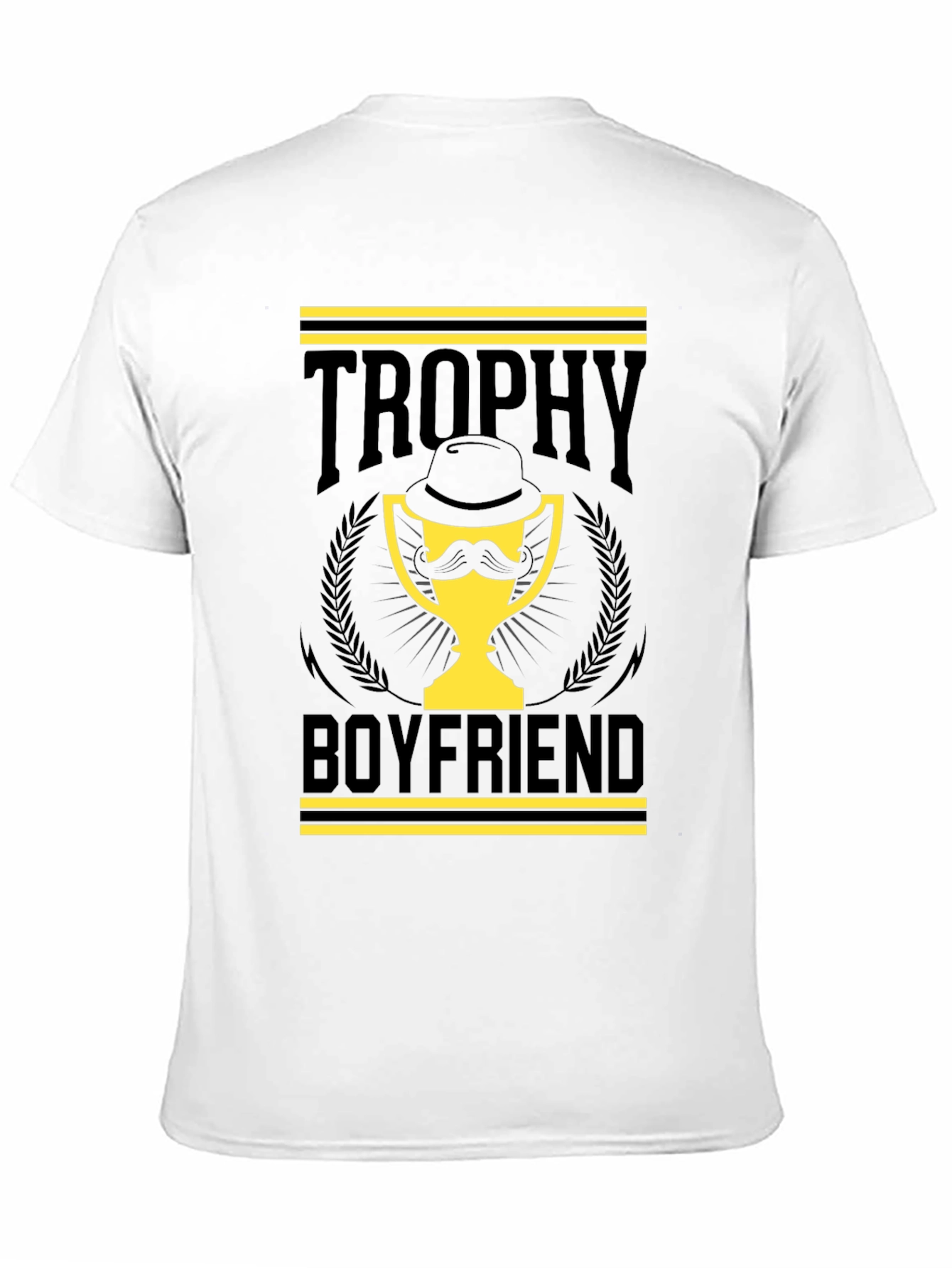 Trophy Boyfriend Graphic Tee - Black