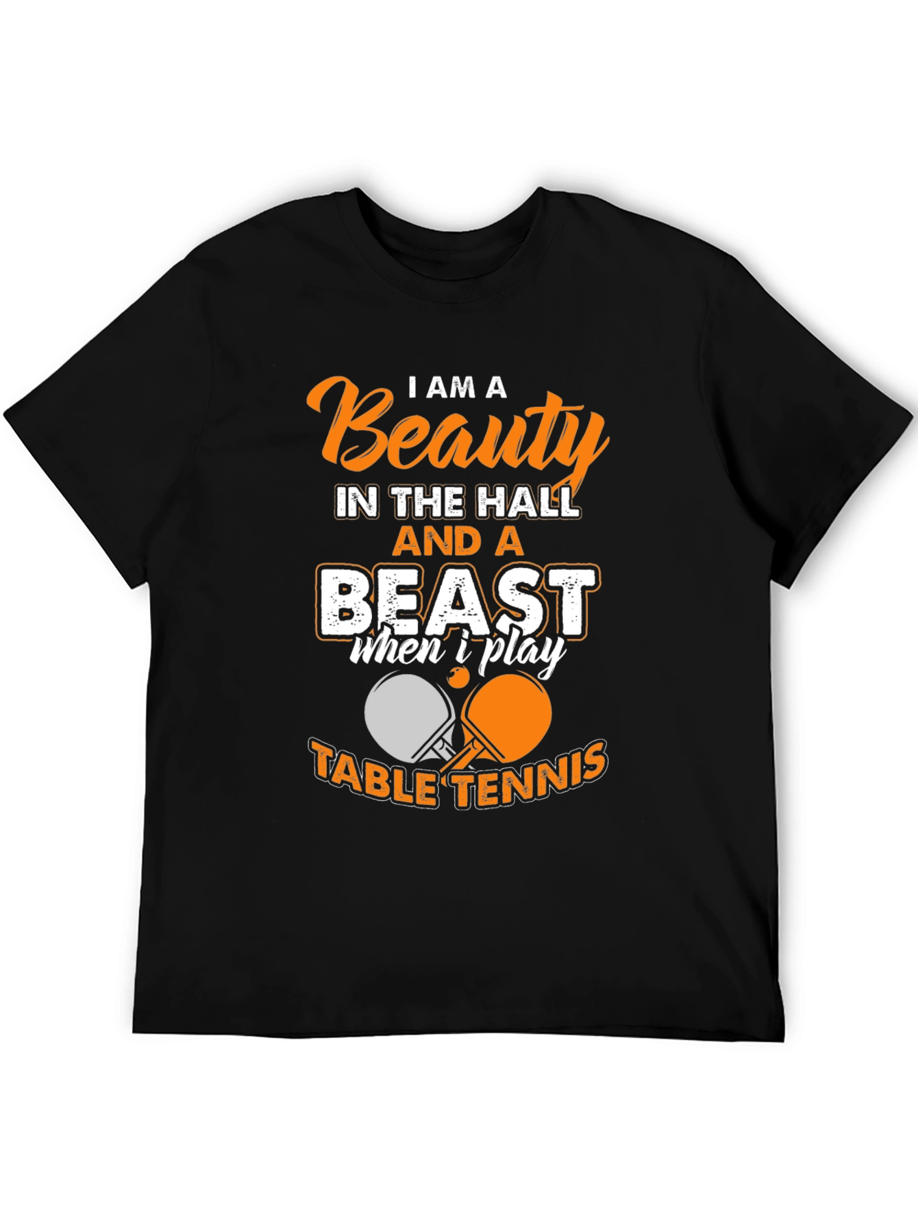 Beauty and a Beast Table Tennis T-Shirt