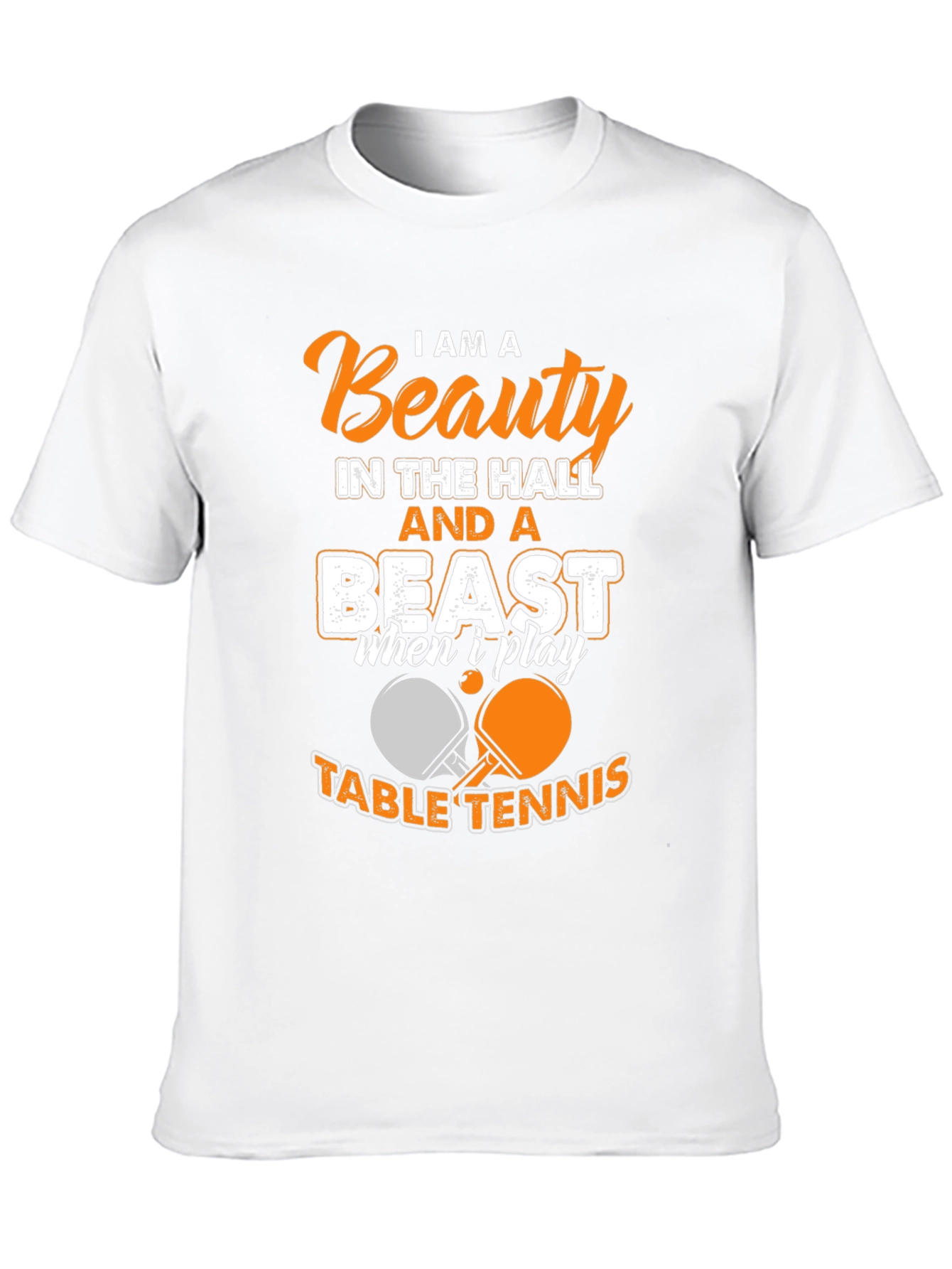Beauty and a Beast Table Tennis T-Shirt