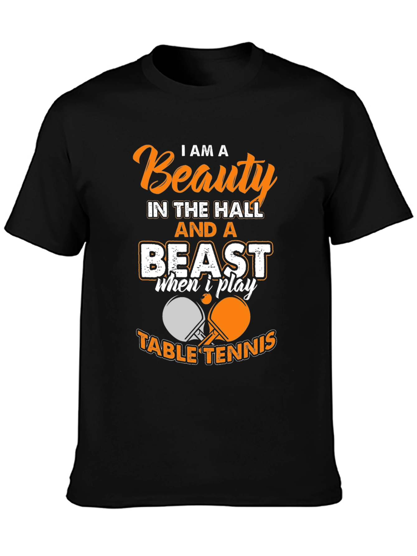 Beauty and a Beast Table Tennis T-Shirt