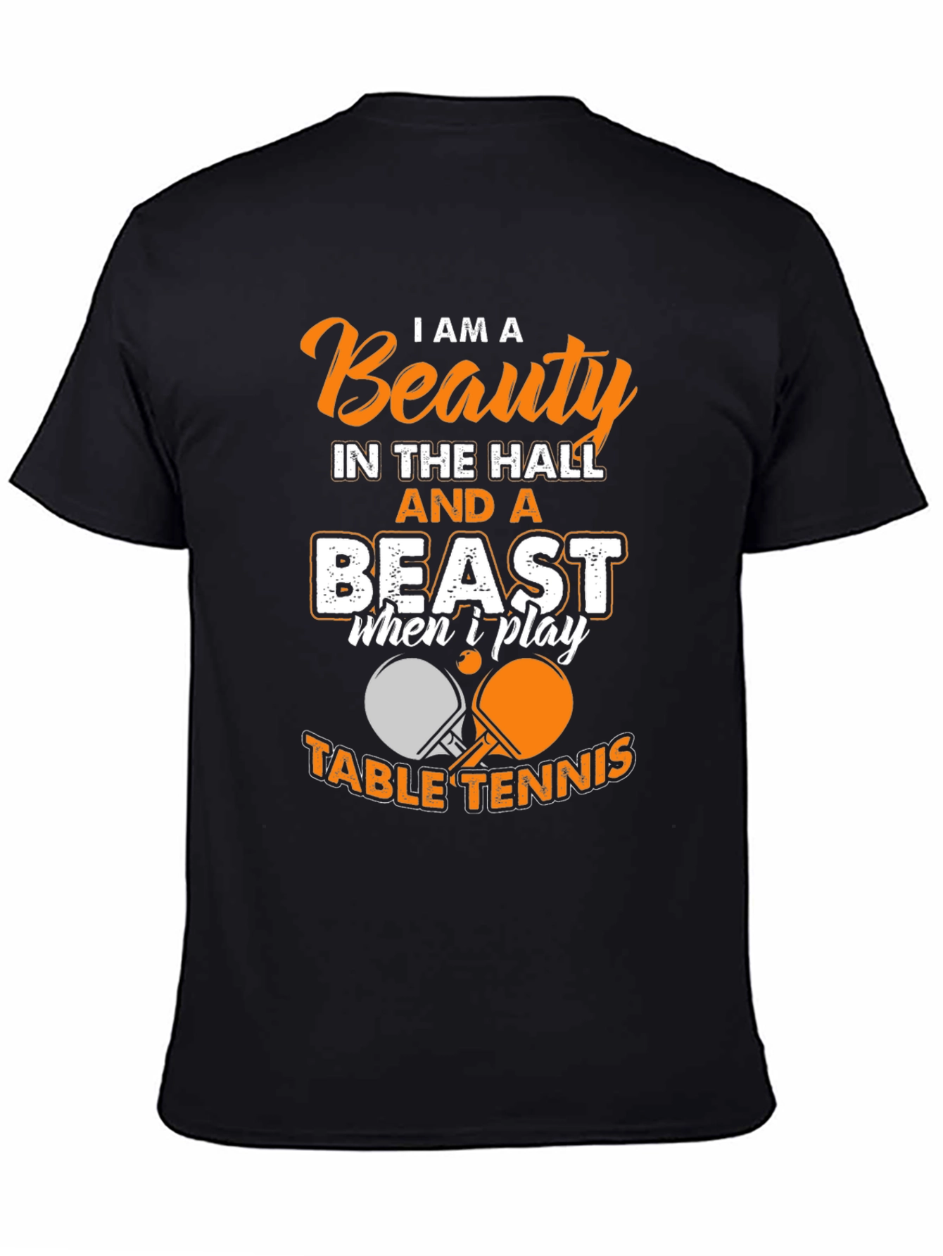 Beauty and a Beast Table Tennis T-Shirt