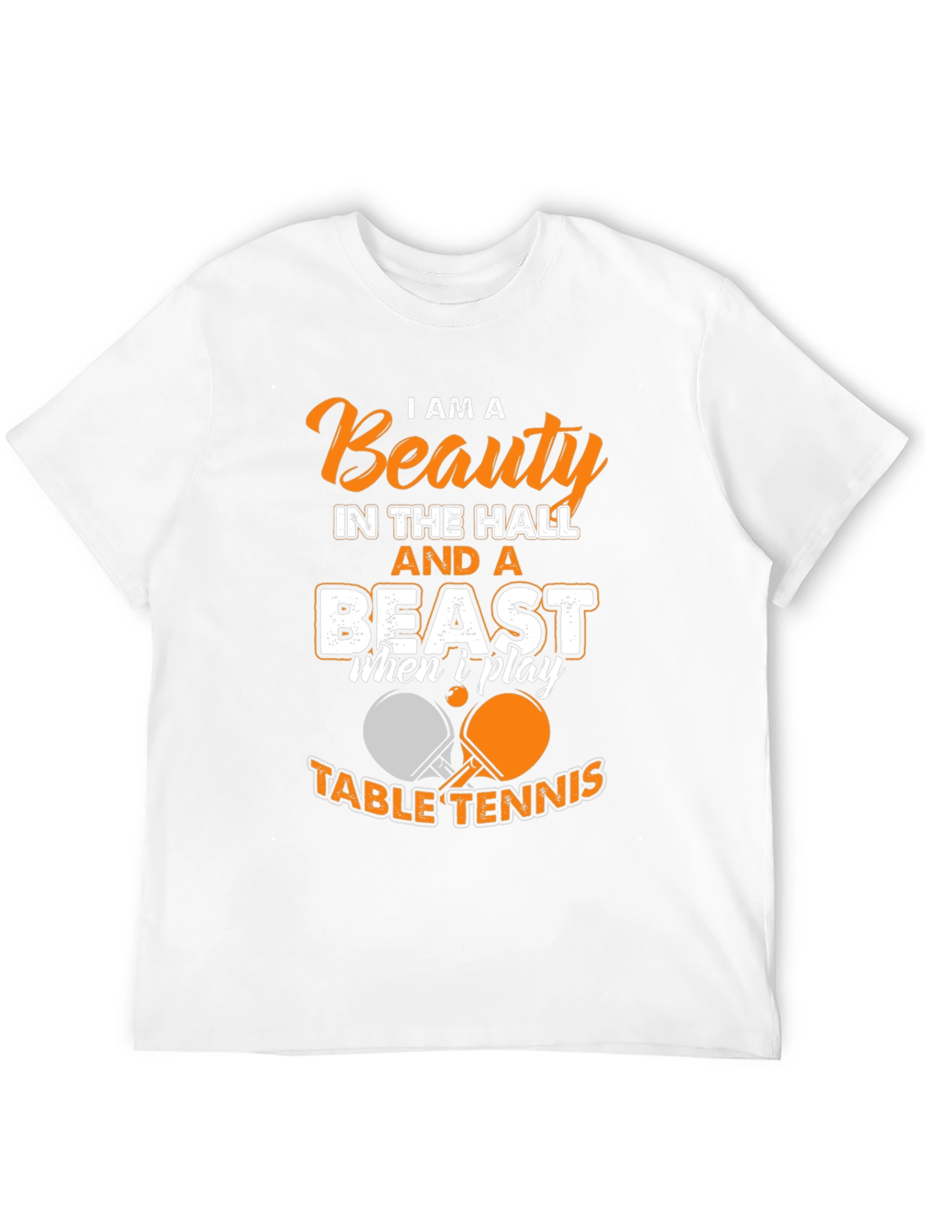 Beauty and a Beast Table Tennis T-Shirt