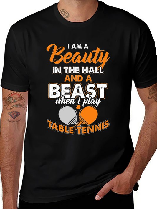 Beauty and a Beast Table Tennis T-Shirt